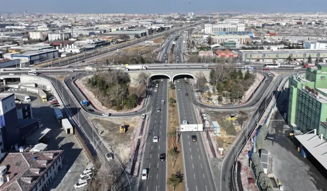 Konya'da Marangozlar Kavşağı faaliyette