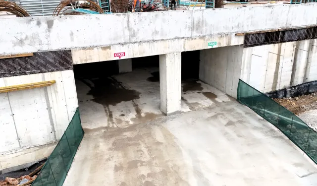 Kocaeli'de o otoparkın ilk katı hizmete alındı